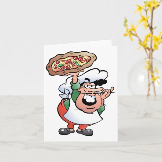 Pizza Baker Mitteilungskarten (Gelbe Blume)