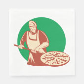 Pizza Baker Napkins Serviette (Vorderseite)