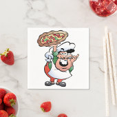 Pizza Baker Paper Napkins Serviette