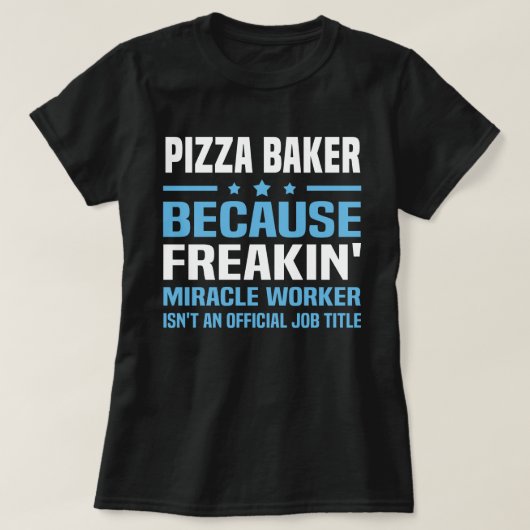 Pizza Baker T-Shirt (Design vorne)