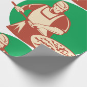 Pizza Baker Wrapping Paper Geschenkpapier (Ecke)