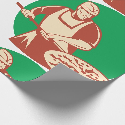 Pizza Baker Wrapping Paper Geschenkpapier