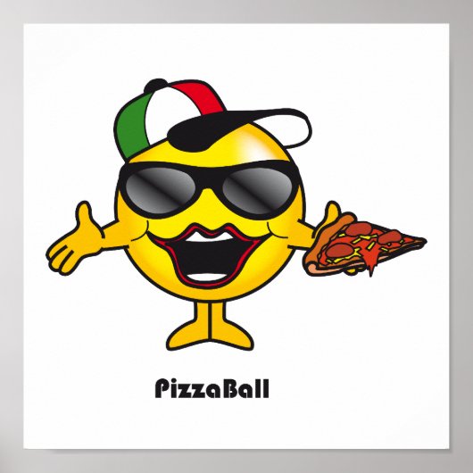 Pizza Ball Poster (Vorne)