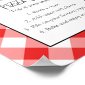 Pizza Bar Sign Poster (Ecke)