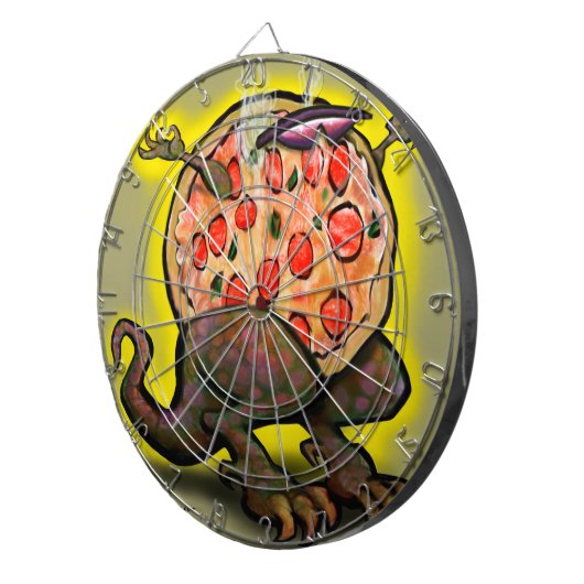 Pizza Beast Dartscheibe (Vorderseite rechts)