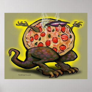 Pizza-Beast-Plakat Poster