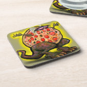 Pizza Beast Untersetzer (Linke Seite)