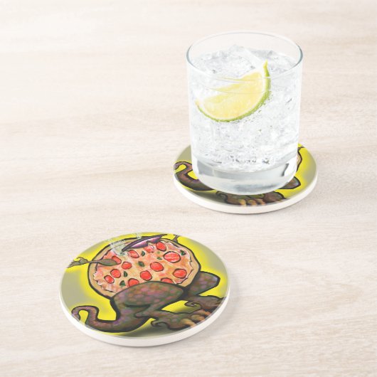 Pizza Beast Untersetzer (Seite)