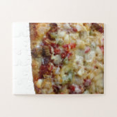 Pizza Bild Puzzle Große Teile (Horizontal)
