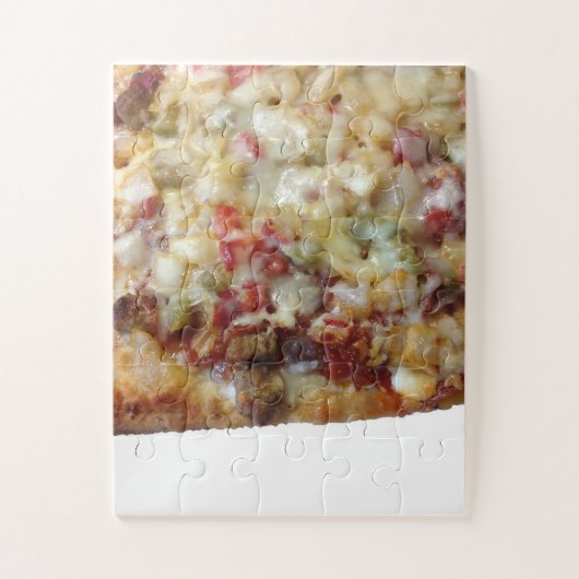 Pizza Bild Puzzle Große Teile (Vertikal)
