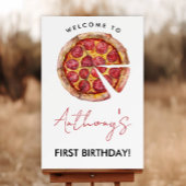 Pizza Birthday Einladung