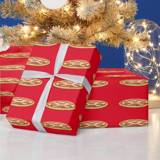 PIZZA BIRTHDAY FUNNY WRAPPING PAPIER GESCHENKPAPIER (Feiertage)