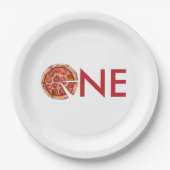 Pizza Birthday Pappteller (Vorderseite)