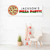 Pizza Birthday Party Banner (Insitu)