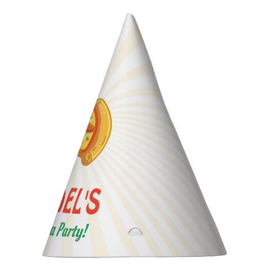 Pizza Birthday Party Hat Partyhütchen (Rechts)