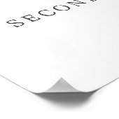 Pizza Birthday Party Welcome Poster (Ecke)