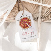 Pizza Birthday Runder Aufkleber