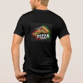 Pizza Black T - Shirt (Rückseite)