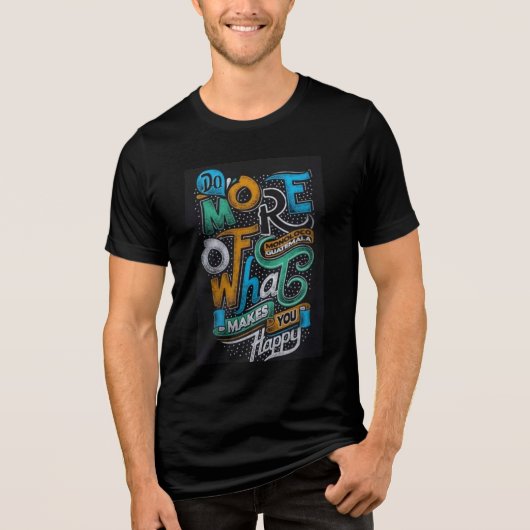 Pizza Black T - Shirt (Vorderseite)