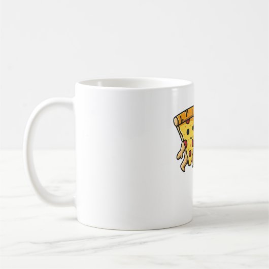Pizza Bo Skateboard Pizza Skaten Kawaii Skater Fu Kaffeetasse (Links)