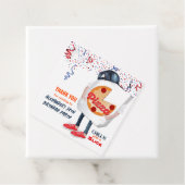 Pizza Box Funny Party Geschenkanhänger (Beispiel)