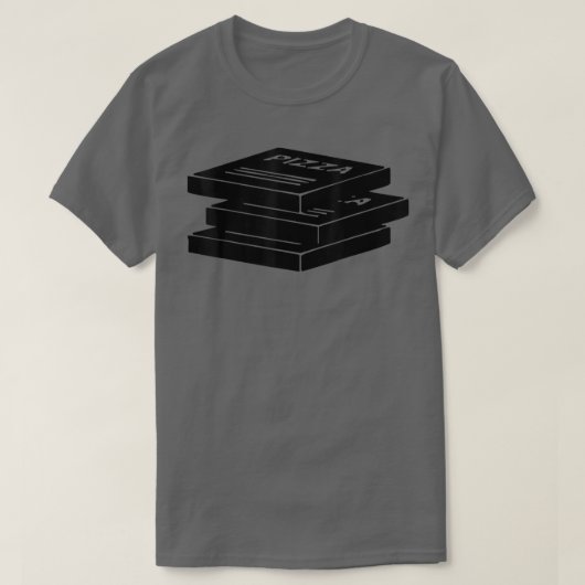 Pizza Box Stack T-Shirt (Design vorne)
