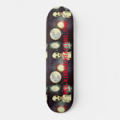 Pizza Brau Skateboard Deck 8 1/8" (Vorderseite)