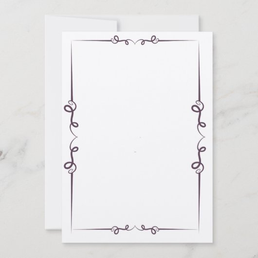 Pizza | BRAUTPARTY Einladung (Rückseite)