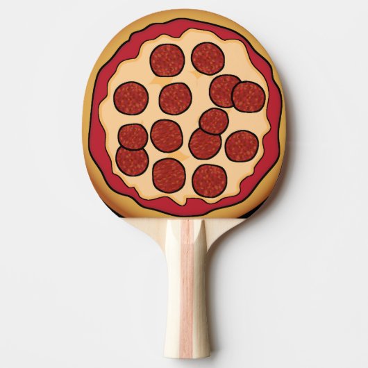 Pizza-Brett-Klingeln Pong Paddel Tischtennis Schläger (Vorderseite)
