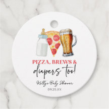 Pizza Brews und Diapers auch! Babyparty