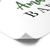 Pizza, Brews und Diapers zu Baby-Dusche Poster (Ecke)