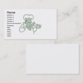 Pizza Business Card Visitenkarte (Vorne/Hinten)