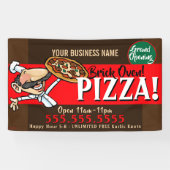 Pizza Business Customizable Promo Banner (Horizontal)