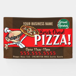 Pizza Business Customizable Promo Banner