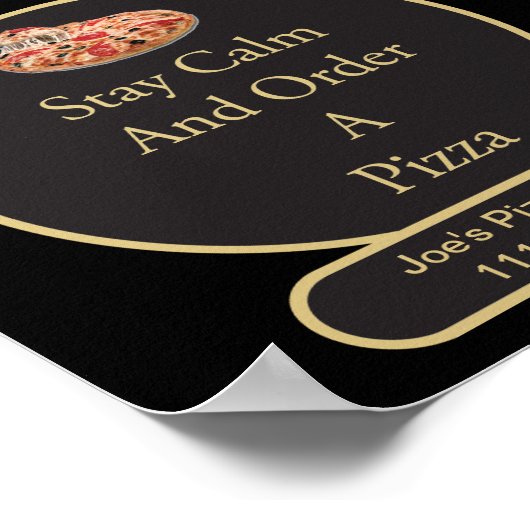 Pizza Business Poster (Ecke)