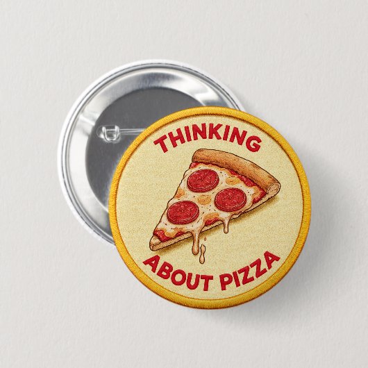 Pizza Button (Vorne & Hinten)