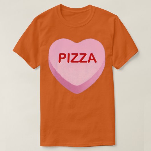 Pizza Candy Heart T-Shirt (Design vorne)