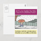 Pizza card-c postkarte (Vorne/Hinten)