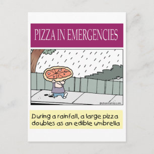 Pizza card-c postkarte