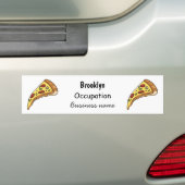 Pizza Cartoon Illustration Autoaufkleber (Auf Auto)