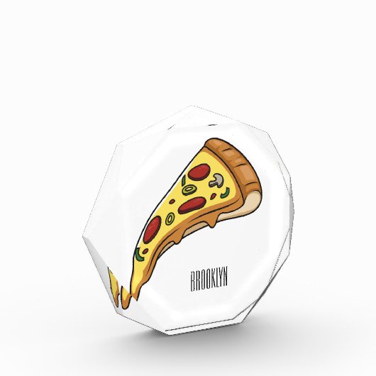 Pizza Cartoon Illustration Fotoblock (Links)