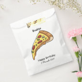 Pizza Cartoon Illustration Geschenktütchen (Versiegelt)