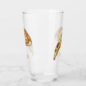 Pizza Cartoon Illustration Glas (Links)