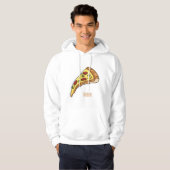 Pizza Cartoon Illustration Hoodie (Vorne ganz)