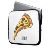 Pizza Cartoon Illustration Laptopschutzhülle (Vorderseite Links)
