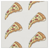 Pizza Cartoon Illustration Stoff (Nahaufnahme)