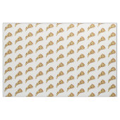 Pizza Cartoon Illustration Stoff (Fat Quarter (45,7 x 55,9 cm))