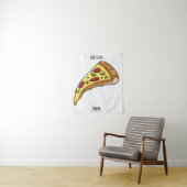 Pizza Cartoon Illustration Wandteppich (Beispiel)