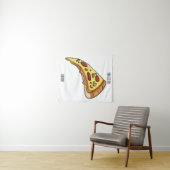 Pizza Cartoon Illustration Wandteppich (Beispiel (Horizontal))