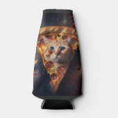 Pizza Cat Cuzie Flaschenkühler (Vorderseite)